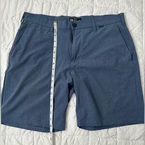 Hurley Men's Navy Flat Front Shorts